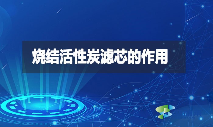 燒結活性炭濾芯的作用是什么？
